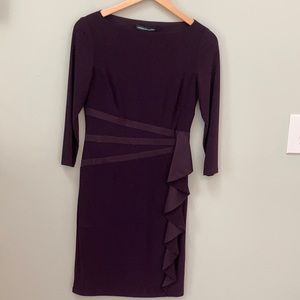 Purple elegant dress